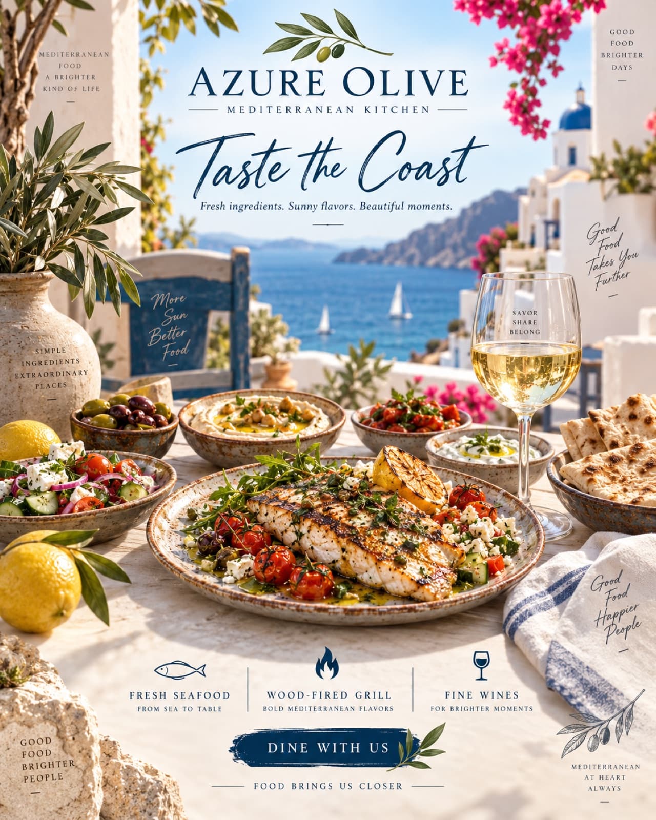 Mediterranean Restaurant Poster