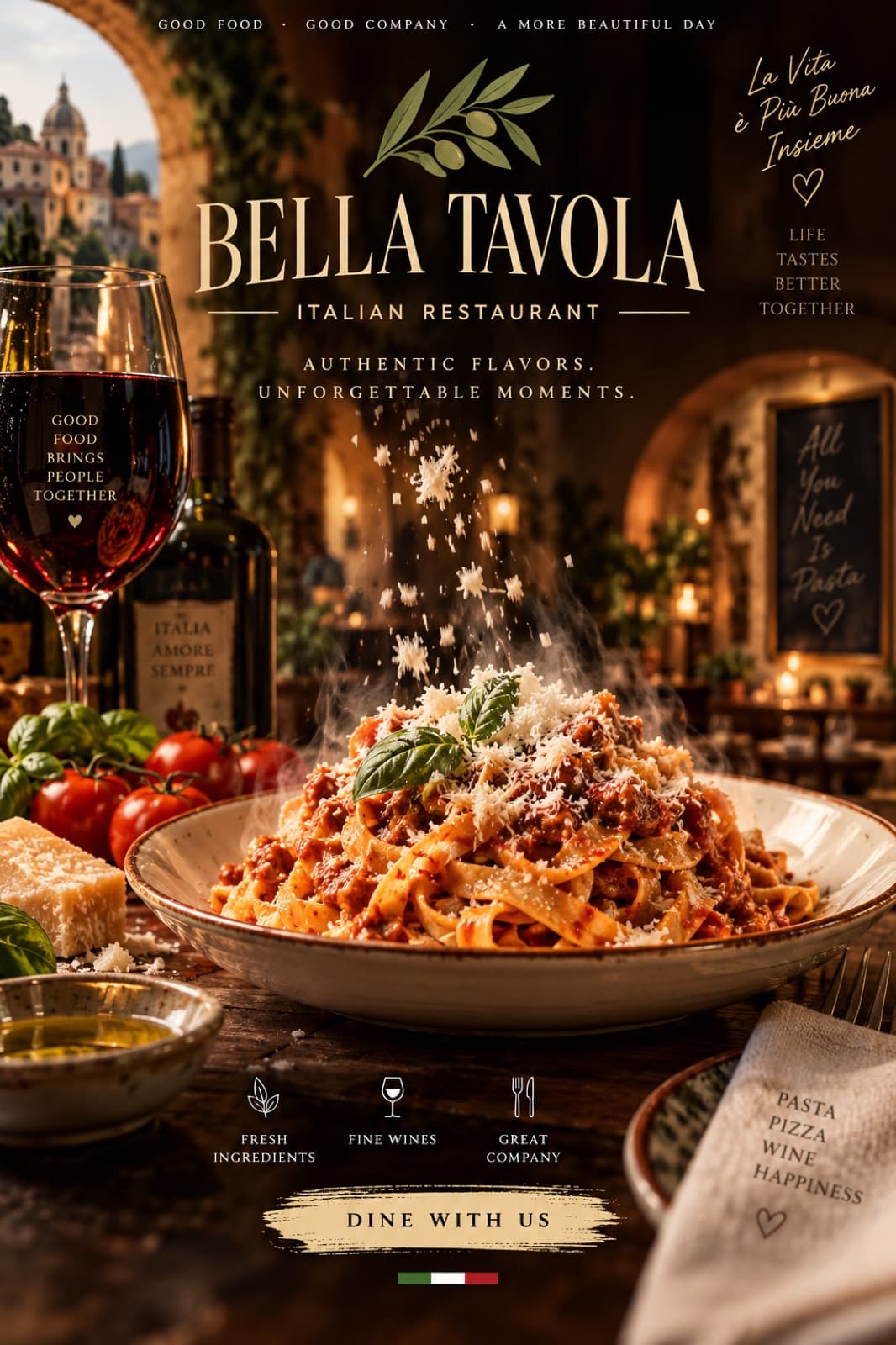 Italian Dining Poster