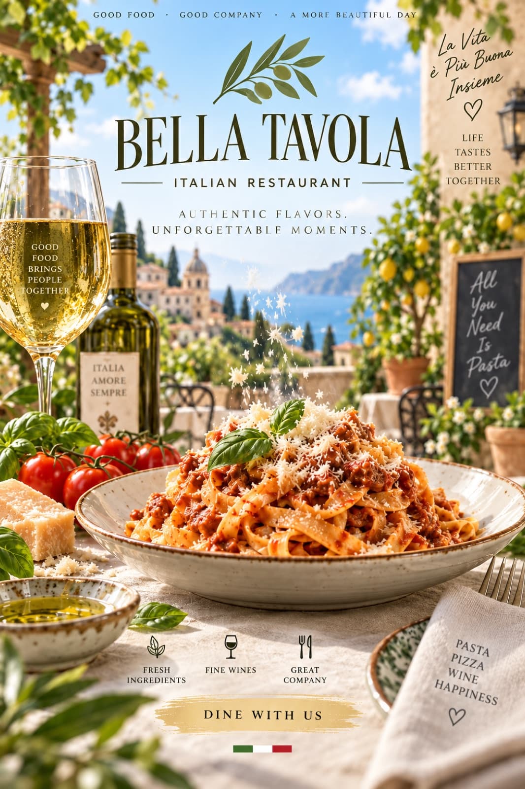 Italian Restaurant Poster