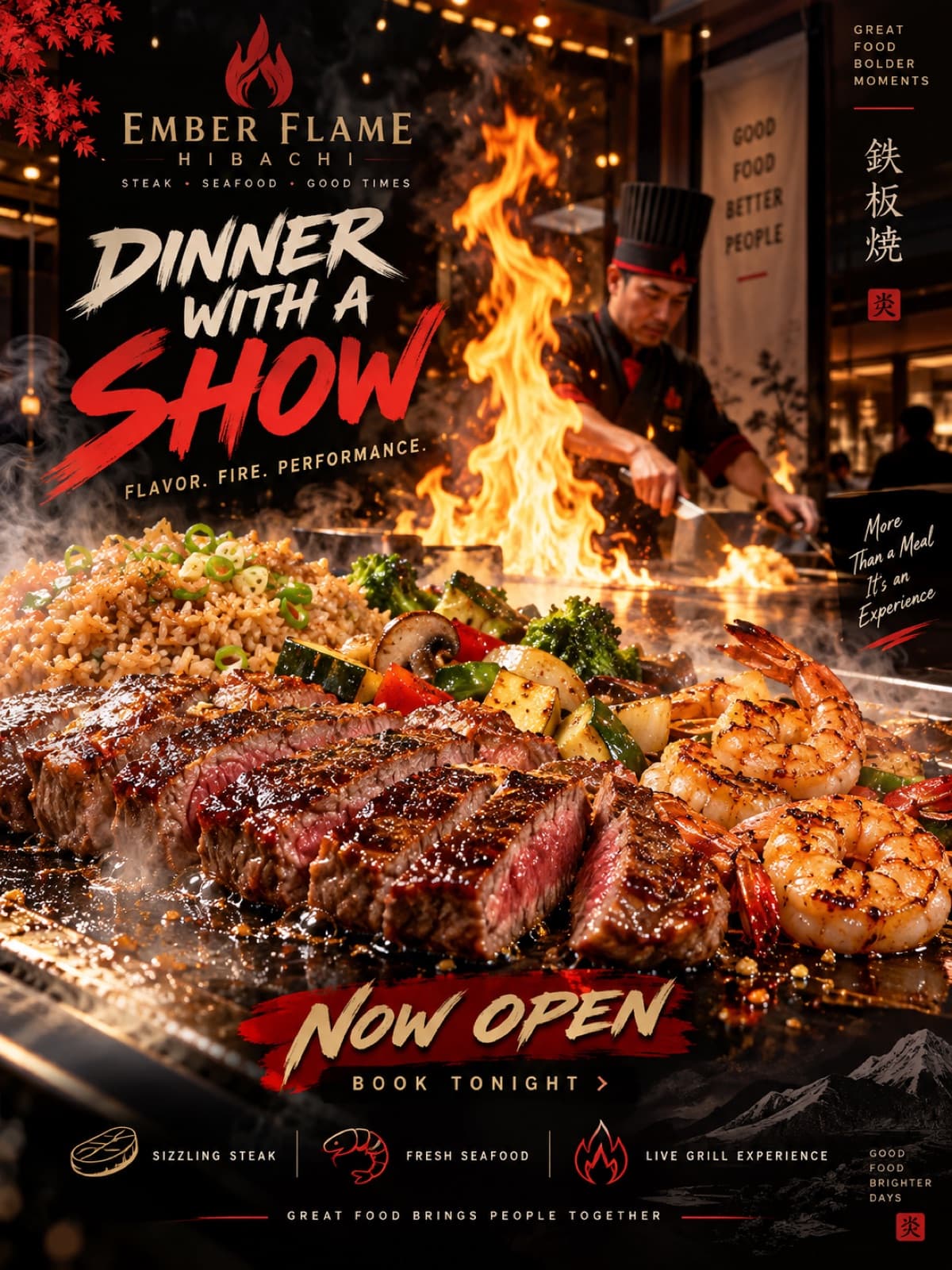 Hibachi Restaurant Poster